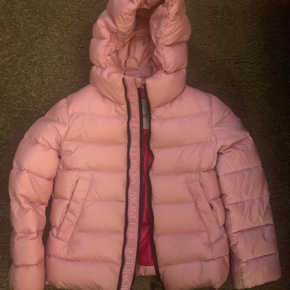 Moncler Pink Kids Puffer Jacket